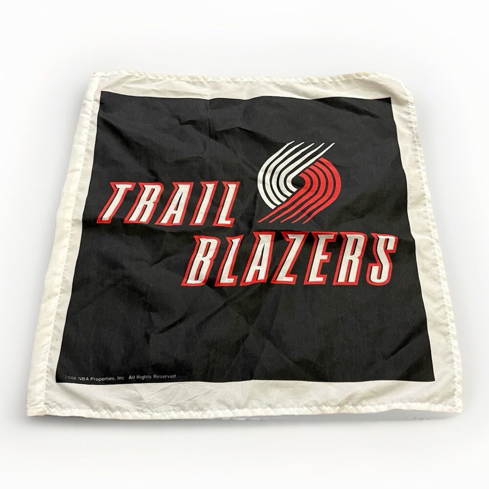 Vintage Y2K Win Craft Sports Portland Trail Blazers Bandanna Made In USA
